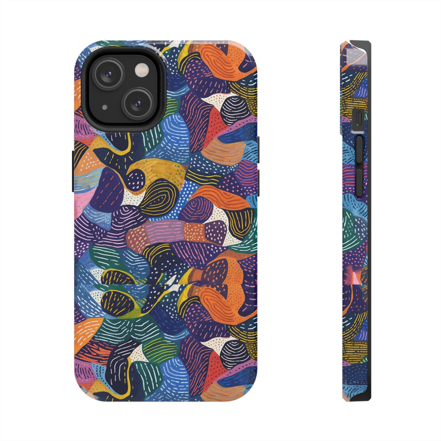 Stylish Kiki Collections iPhone Case | African Wax Print | Tough Phone Case | Shock Dispersion | Protective Cover|