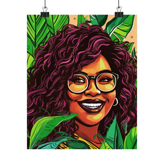 Lemon and Leaves| Jasmine Premium Matte Vertical Posters |