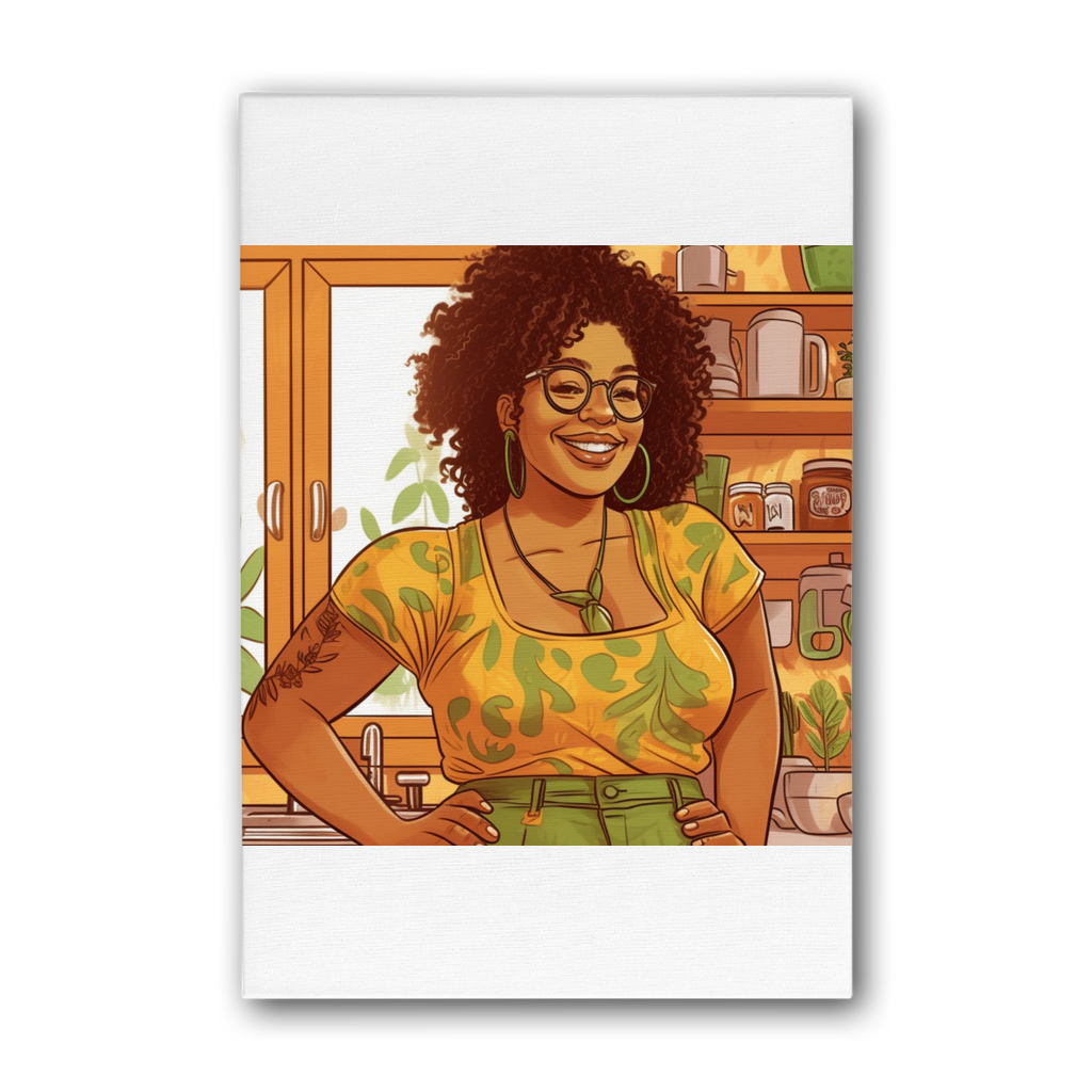 | Lexie Melanin Magic Premium Stretched Canvas