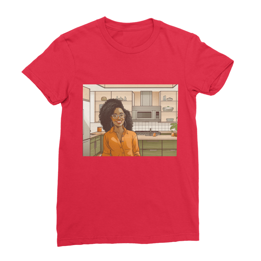 | Rose Melanin Magic | Premium Jersey Women's T-Shirt