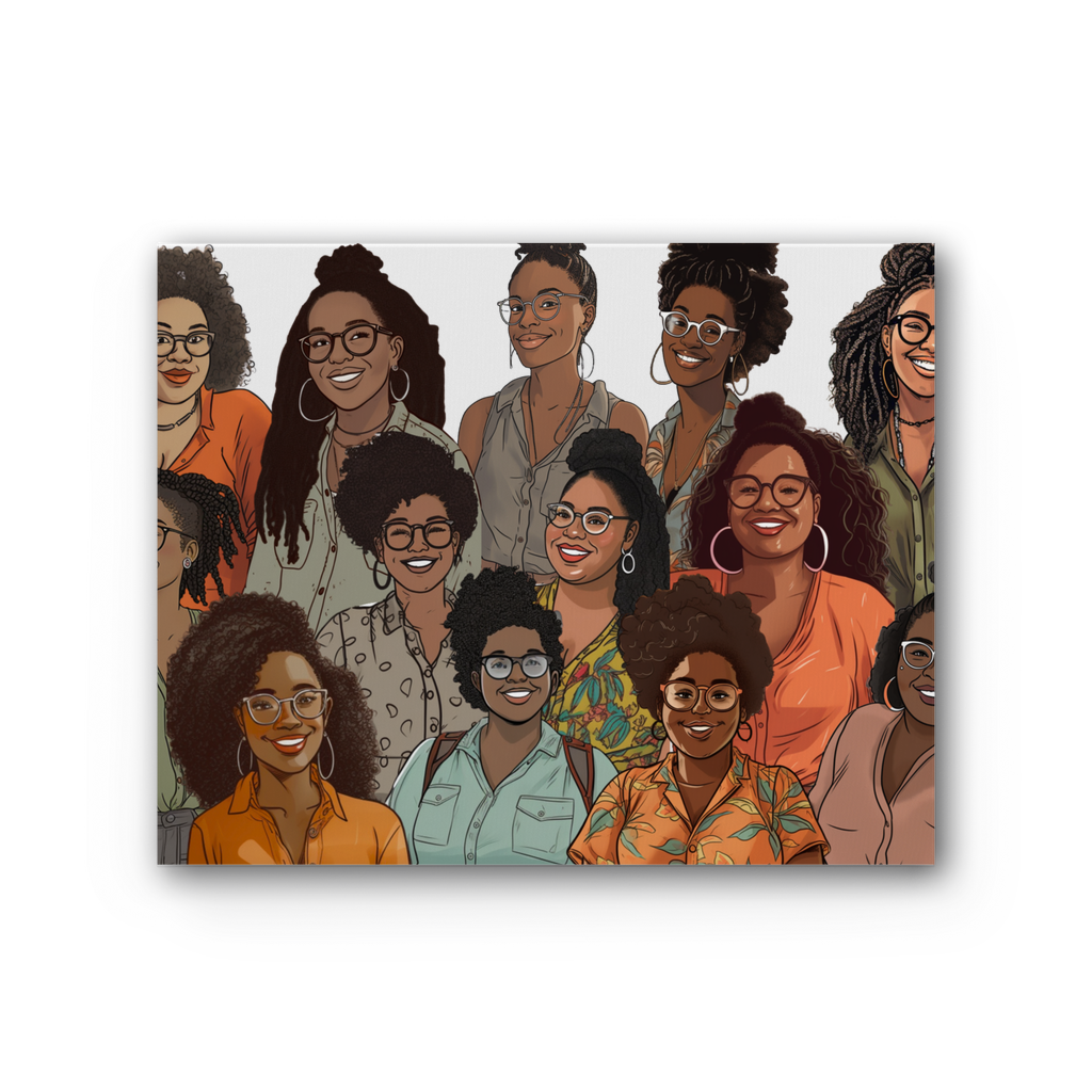Womens Collective| Everyday magic | Melanin Magic Premium Stretched Canvas