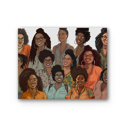 Womens Collective| Everyday magic | Melanin Magic Premium Stretched Canvas