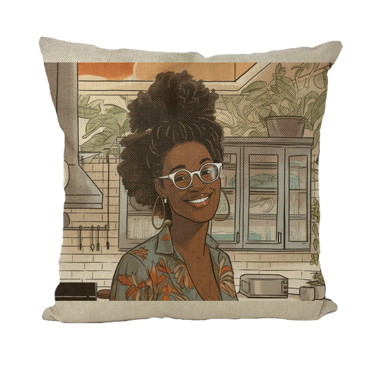 | Shanelle Melanin Magic | Throw Pillow with Insert