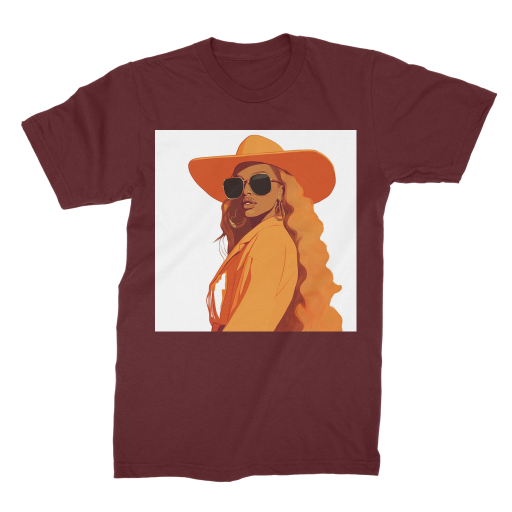 Bey Collection| Orange Diva | #cowboycarter Premium Jersey Adult T-Shirt