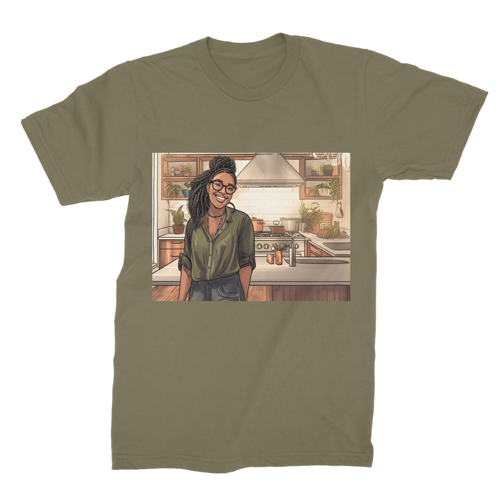 | Janell Melanin Magic | Premium Jersey Adult T-Shirt