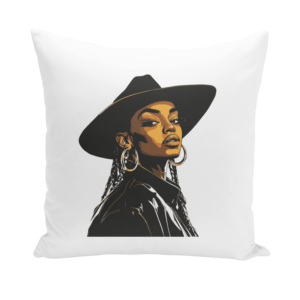 Bey Collection| Dark Cowgirl Diva | #cowboycarter Throw Pillows