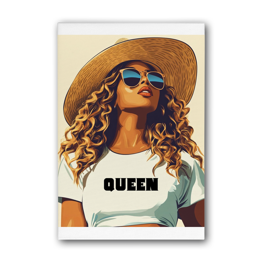Bey Collection| Queen | #Cowboycater| Premium Stretched Canvas