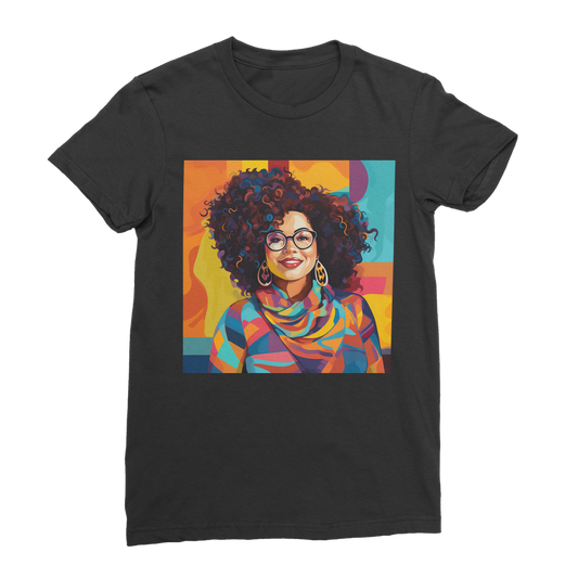 Black In Tech Collection| Maria| Premium Jersey Women's T-Shirt