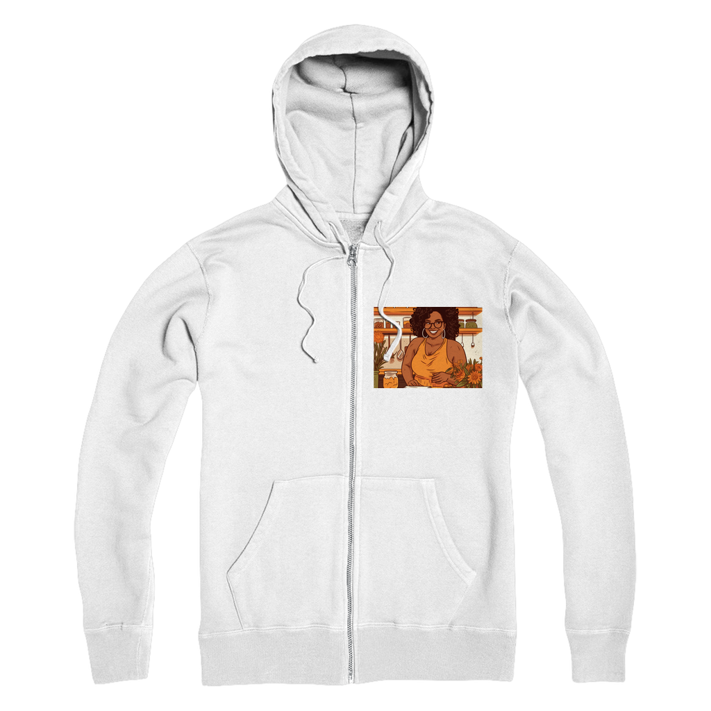 |Sunny Melanin Magic | Premium Adult Zip Hoodie