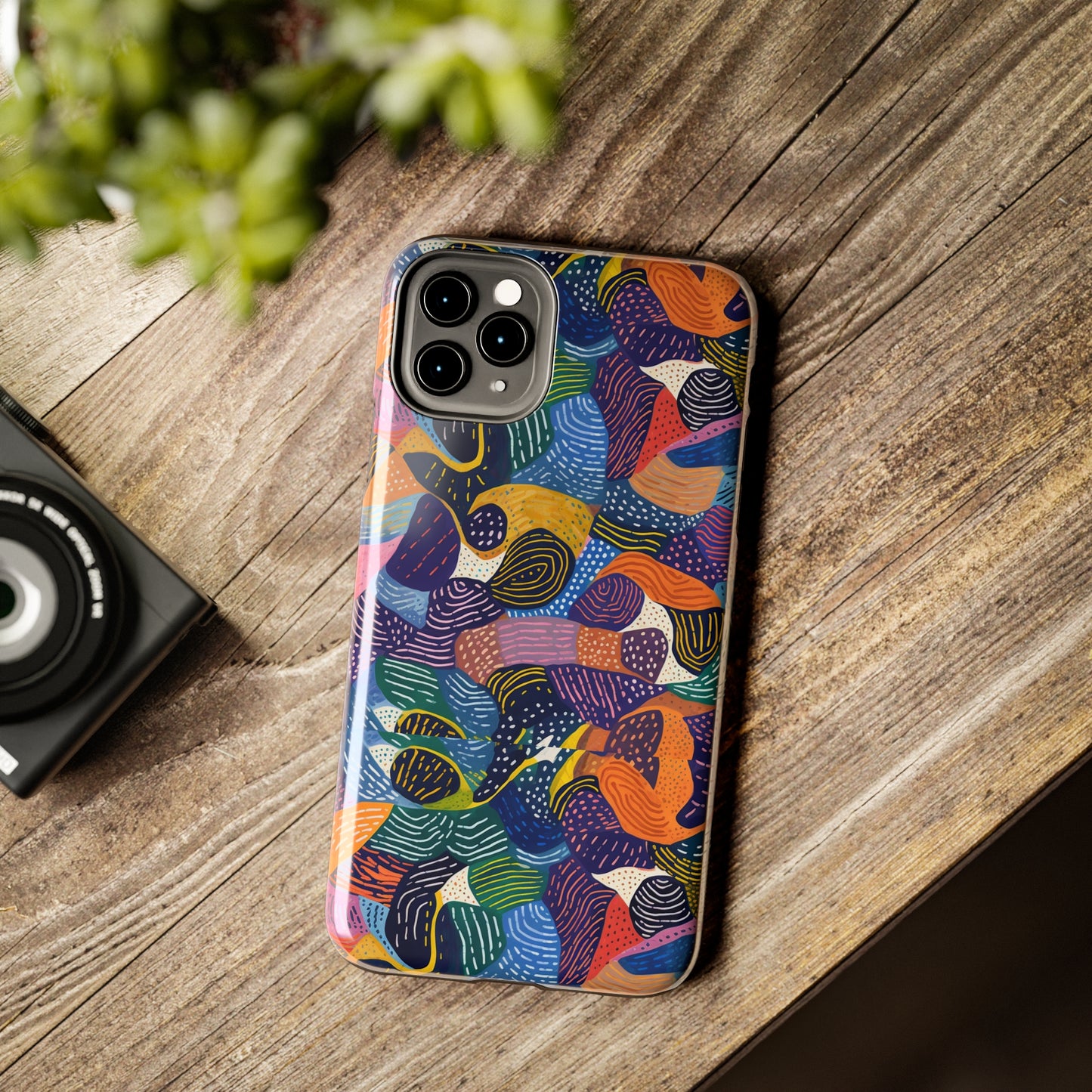Stylish Kiki Collections iPhone Case | African Wax Print | Tough Phone Case | Shock Dispersion | Protective Cover|