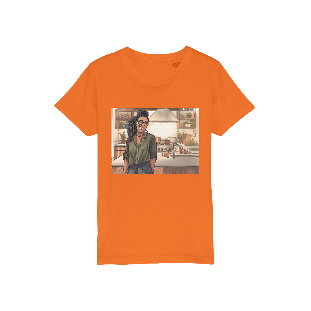 | Janell Melanin Magic | Organic Jersey Kids T-Shirt