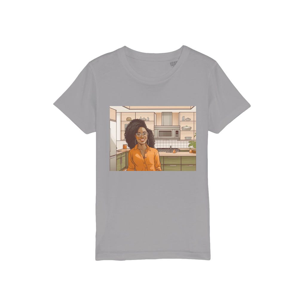 | Rose Melanin Magic | Organic Jersey Kids T-Shirt