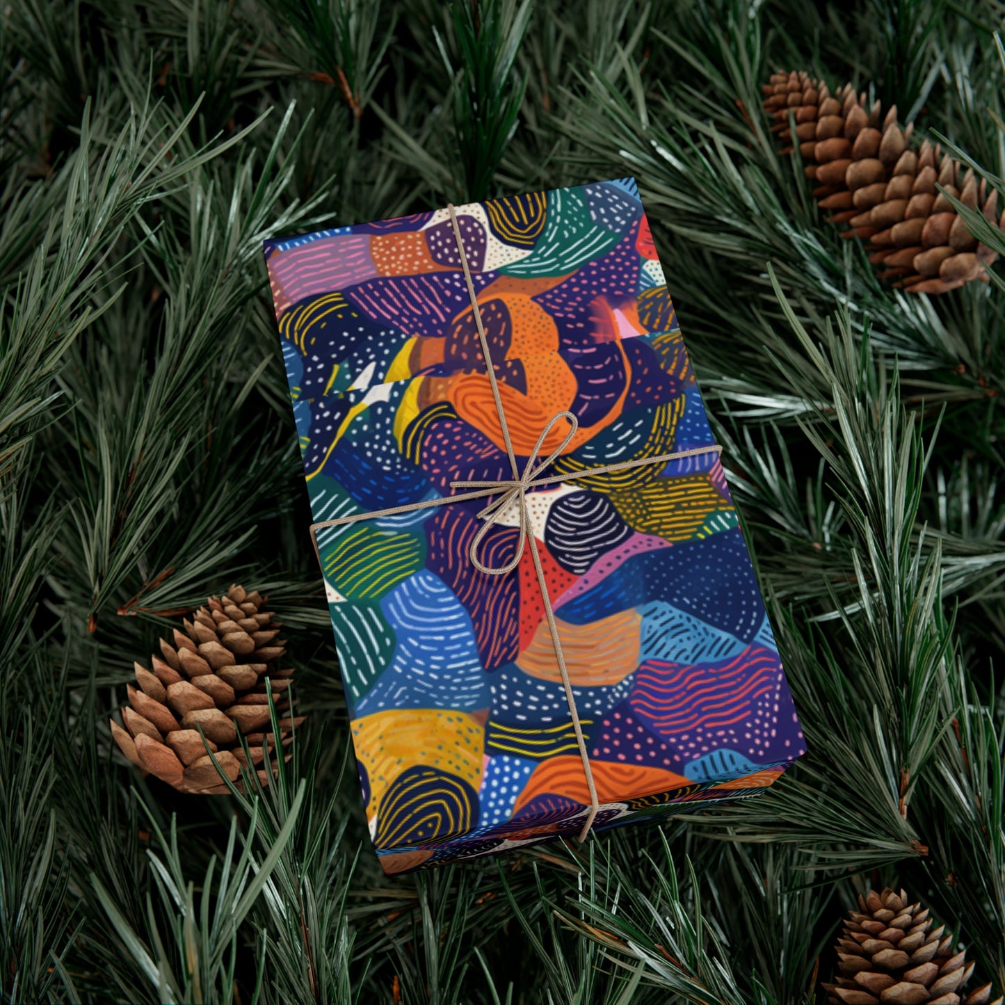 Kiki | Gift Wrap Papers | African Wax Print |