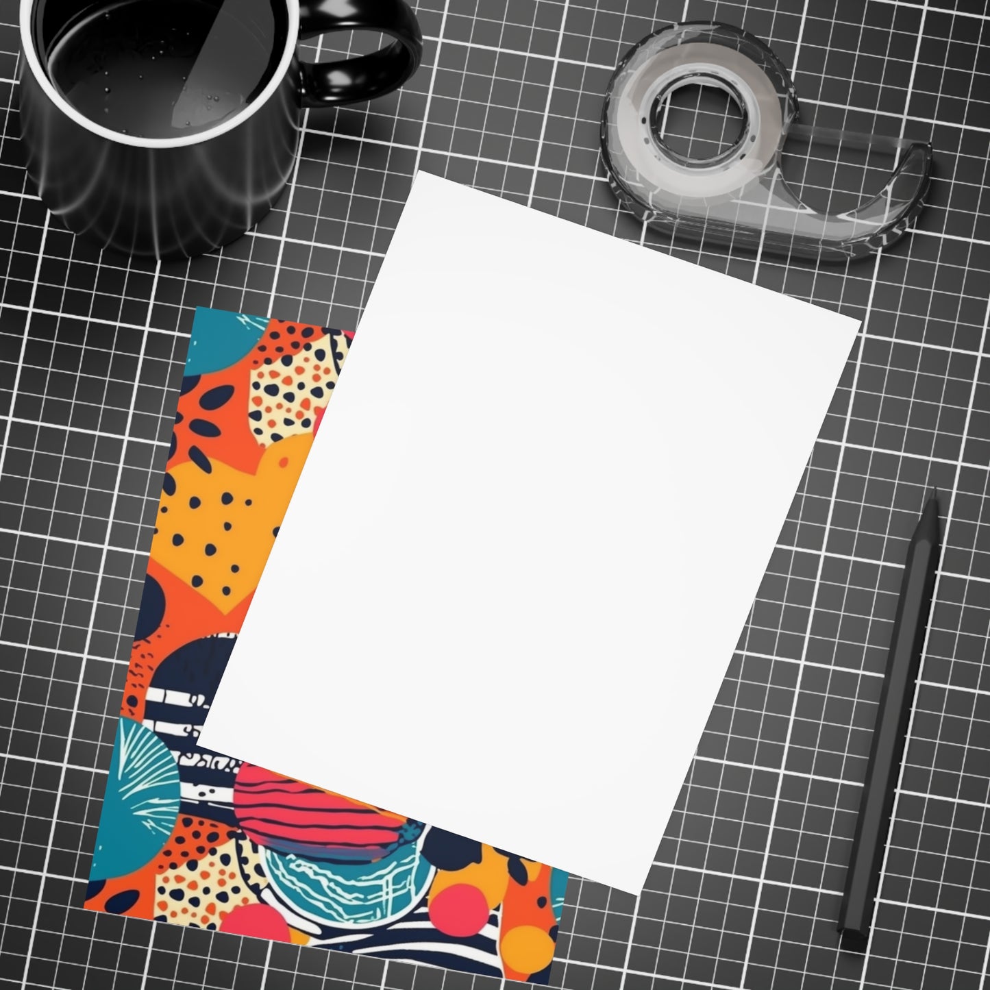 Kalahari Kaleidoscope | African Wax Print Postcard Bundles | Black-Owned | Women-Owned| Envelopes included |