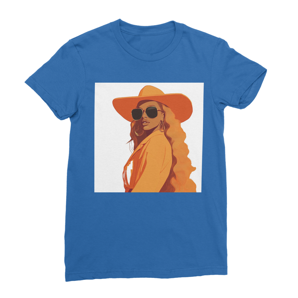 Bey Collection| Orange Diva | #cowboycarter Premium Jersey Women's T-Shirt