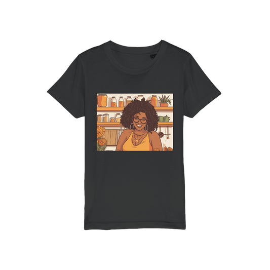 | Mimi Melanin Magic| Organic Jersey Kids T-Shirt