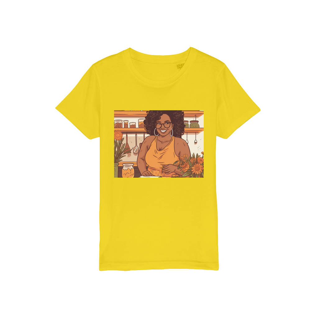 |Sunny Melanin Magic | Organic Jersey Kids T-Shirt