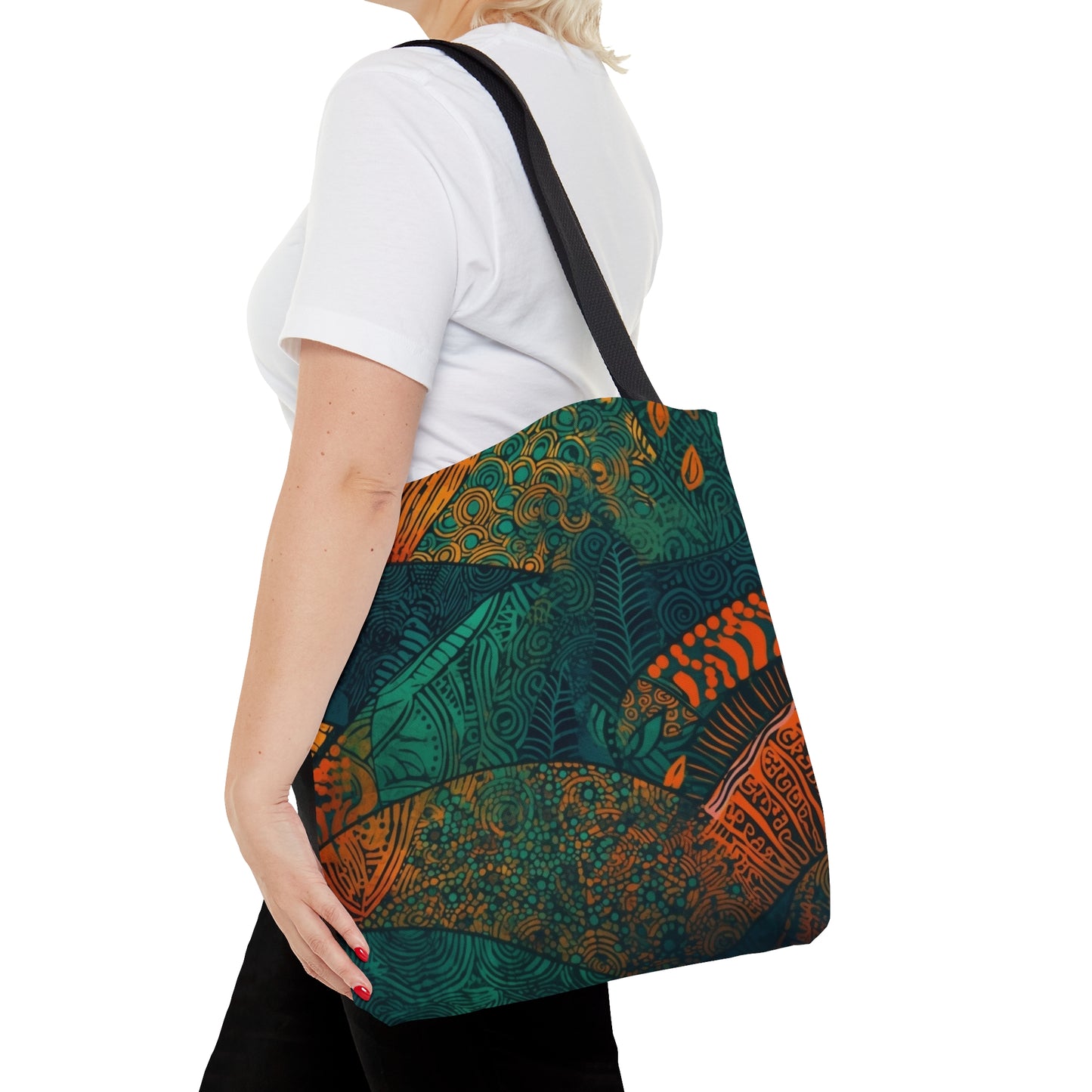 Kente Kaleidoscope | Tote Bag | Book Tote| Groceries Tote | Bachelorette | African Wax Print | Pattern |