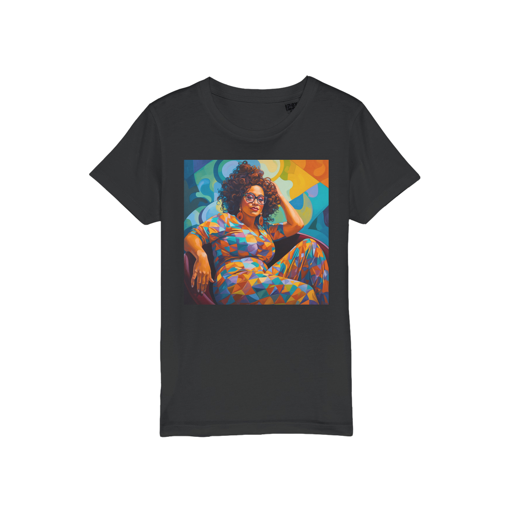 Black In Tech Collection | Maiya | Organic Jersey Kids T-Shirt