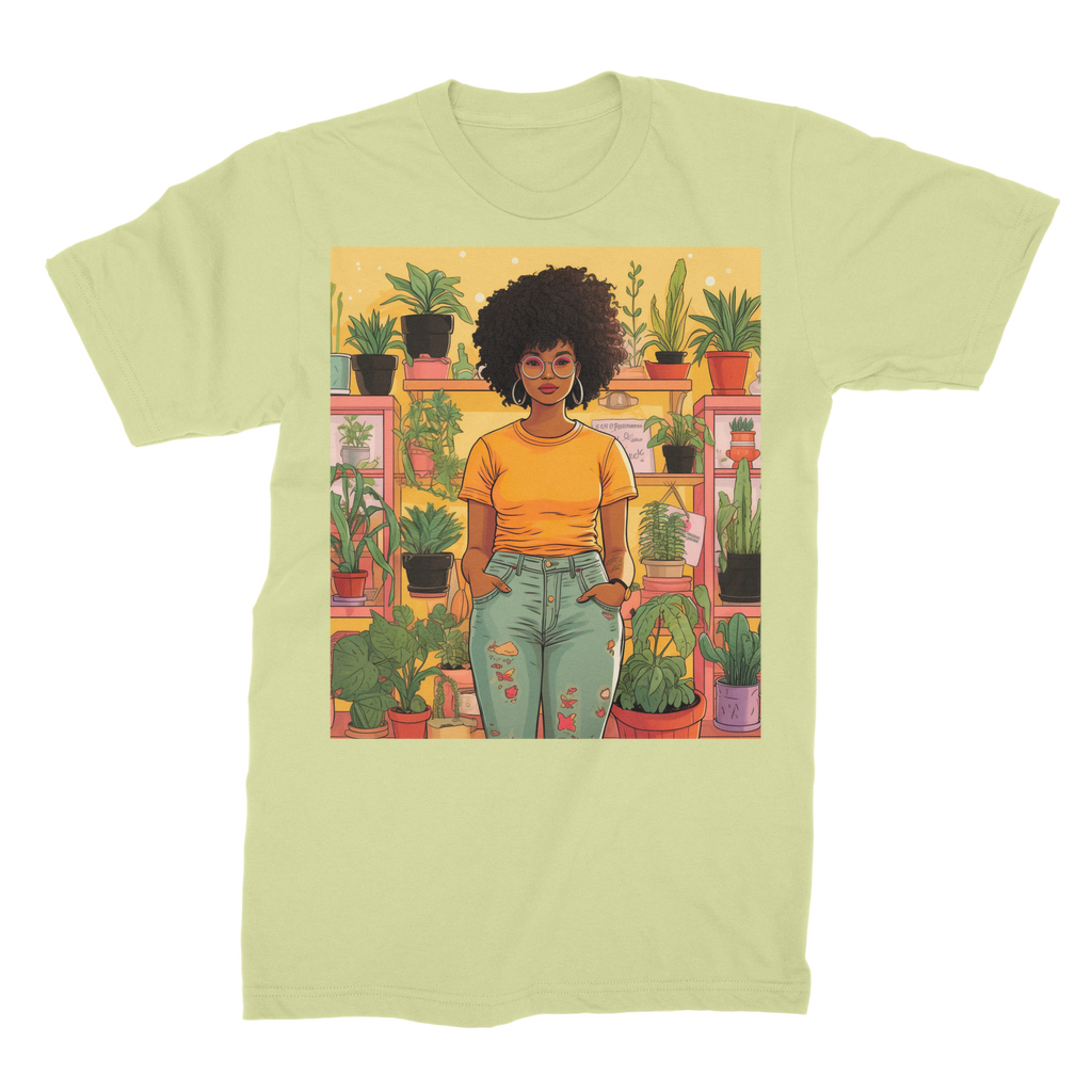 | Plant Mom Collection | Navia Sunlight | Premium Jersey Adult T-Shirt