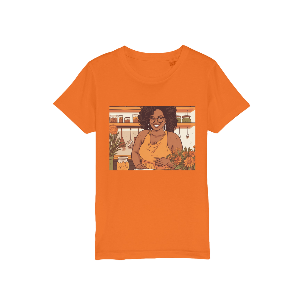 |Sunny Melanin Magic | Organic Jersey Kids T-Shirt