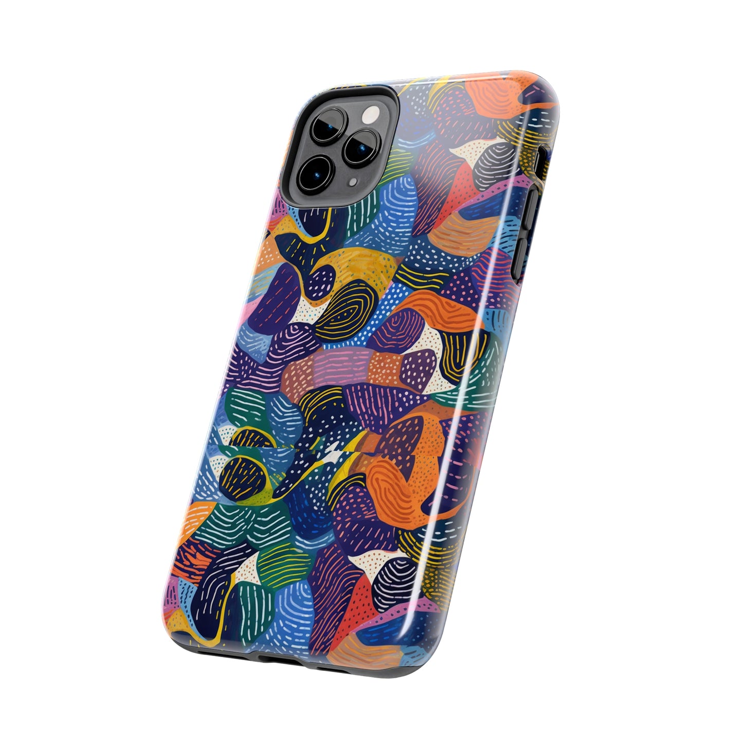 Stylish Kiki Collections iPhone Case | African Wax Print | Tough Phone Case | Shock Dispersion | Protective Cover|