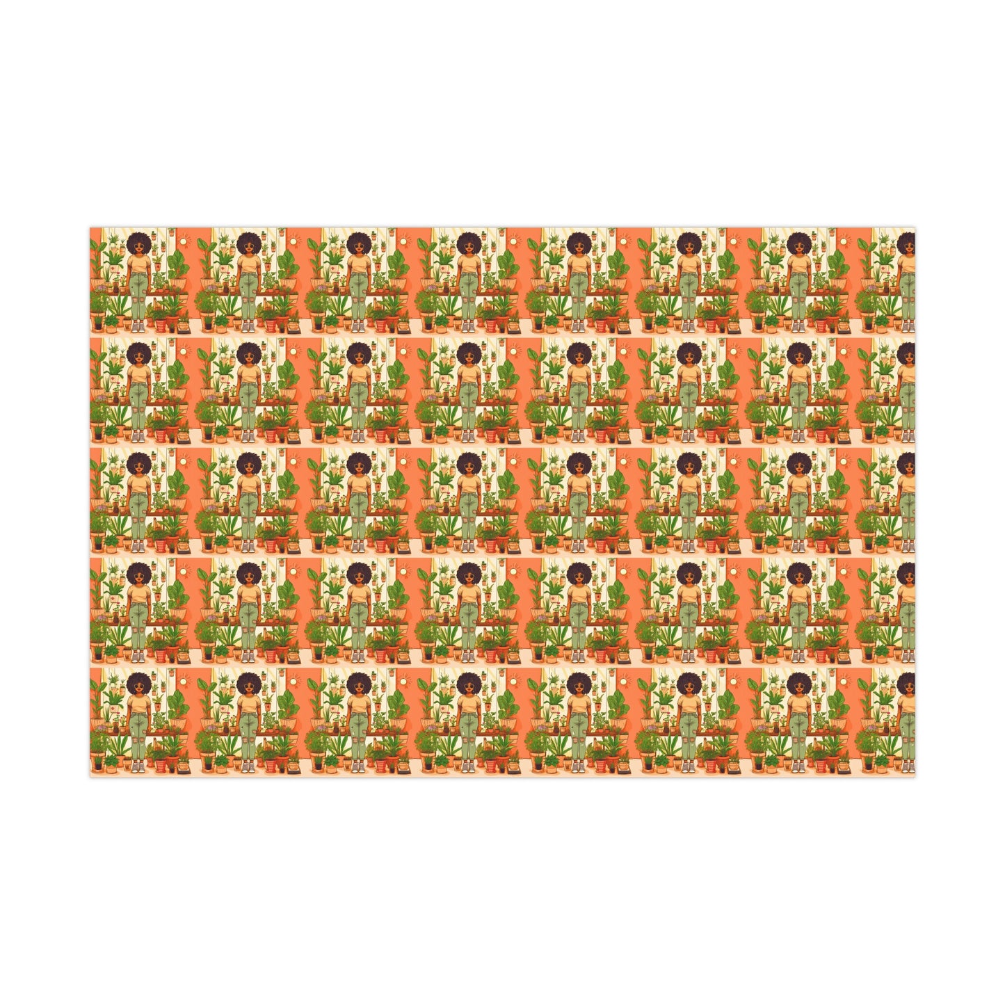 Peach Dream | Plant Mom | Gift Wrap Papers |