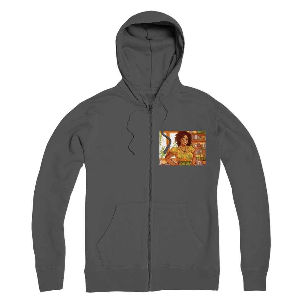 | Lexie Melanin Magic Premium Adult Zip Hoodie