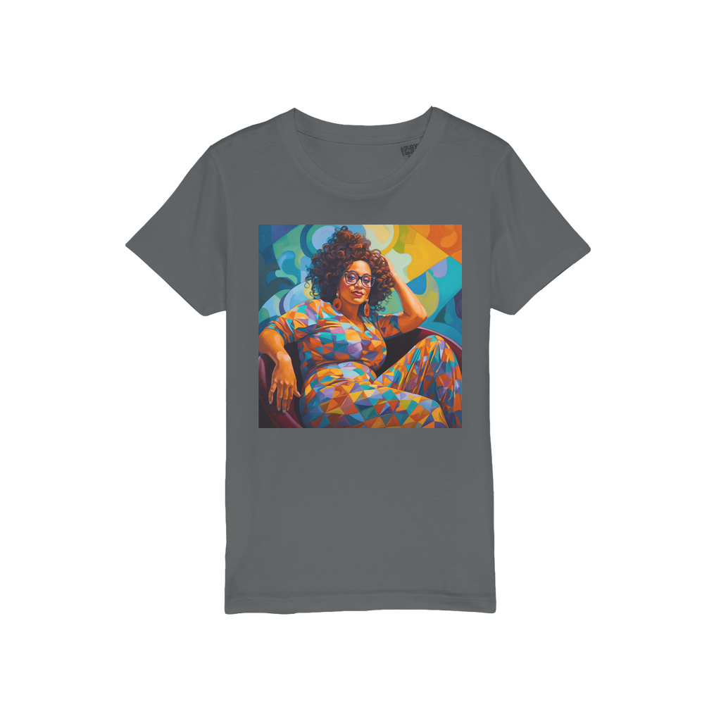 Black In Tech Collection | Maiya | Organic Jersey Kids T-Shirt