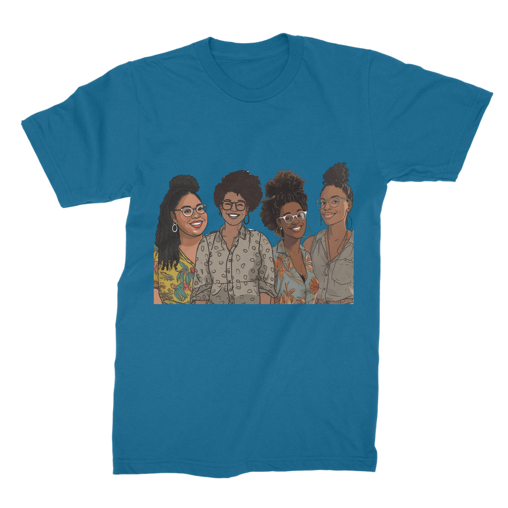 | Women's Collective | Quad Sis| Melanin Magic | Premium Jersey Adult T-Shirt