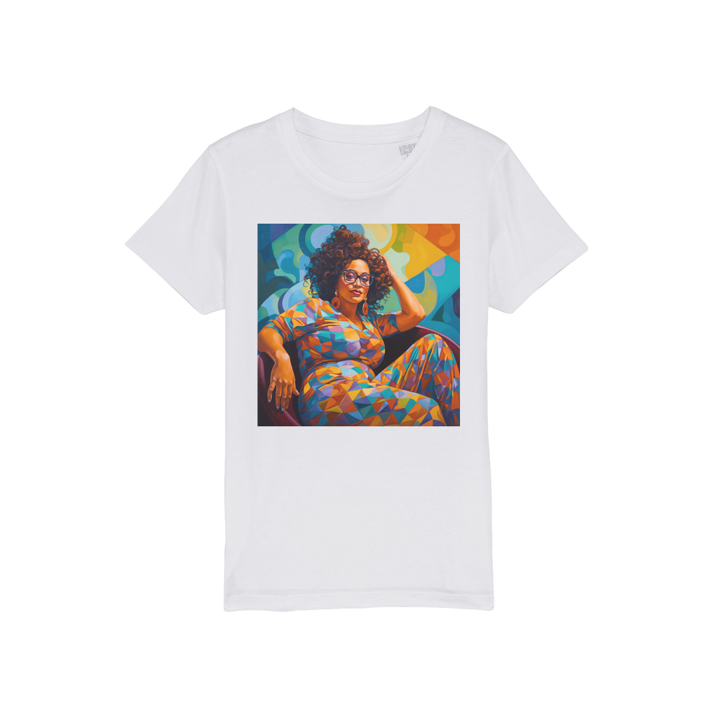Black In Tech Collection | Maiya | Organic Jersey Kids T-Shirt