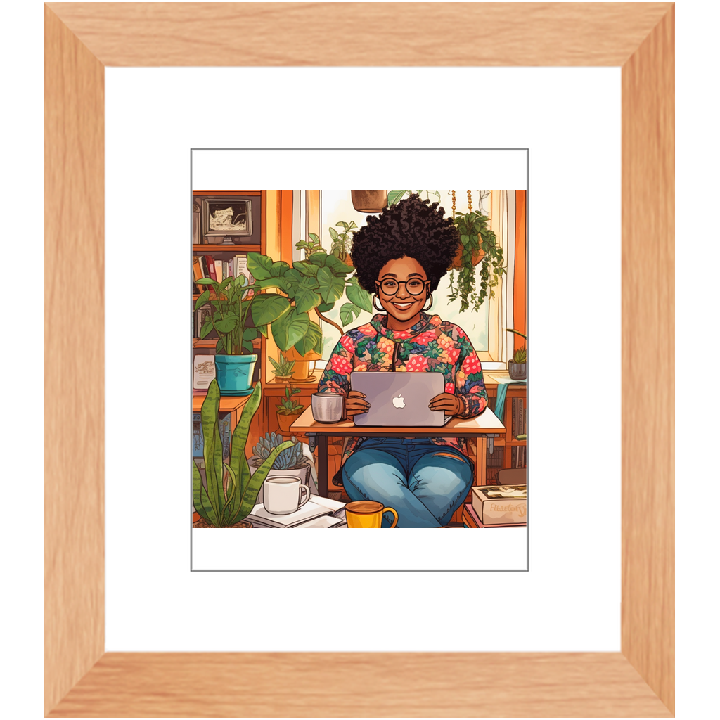 Black In Tech | Asha | Framed Prints