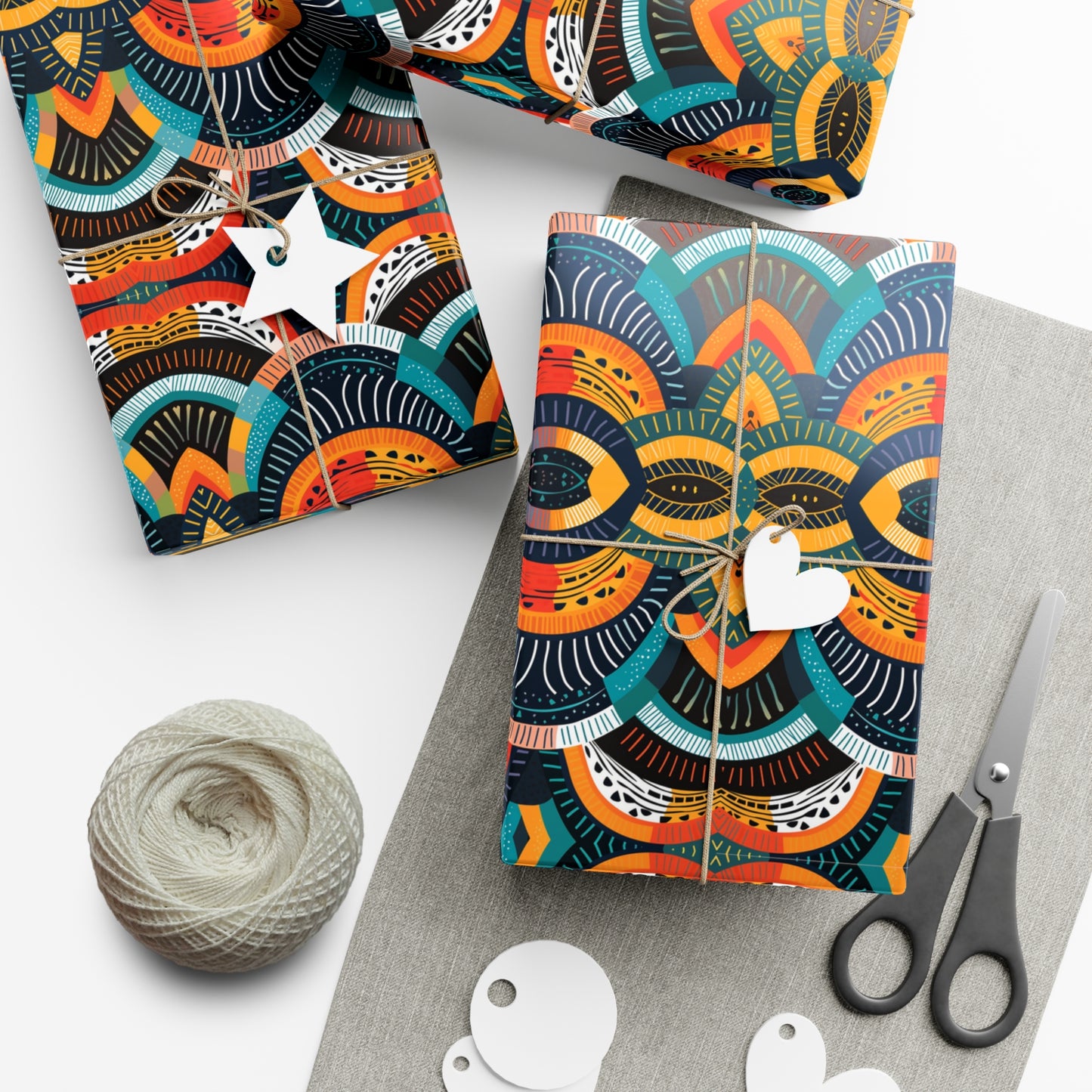 Zulu Warrior | African Wax Print | Gift Wrap Papers
