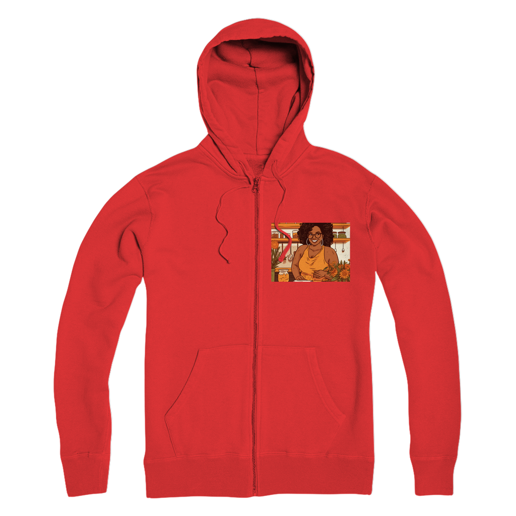 |Sunny Melanin Magic | Premium Adult Zip Hoodie