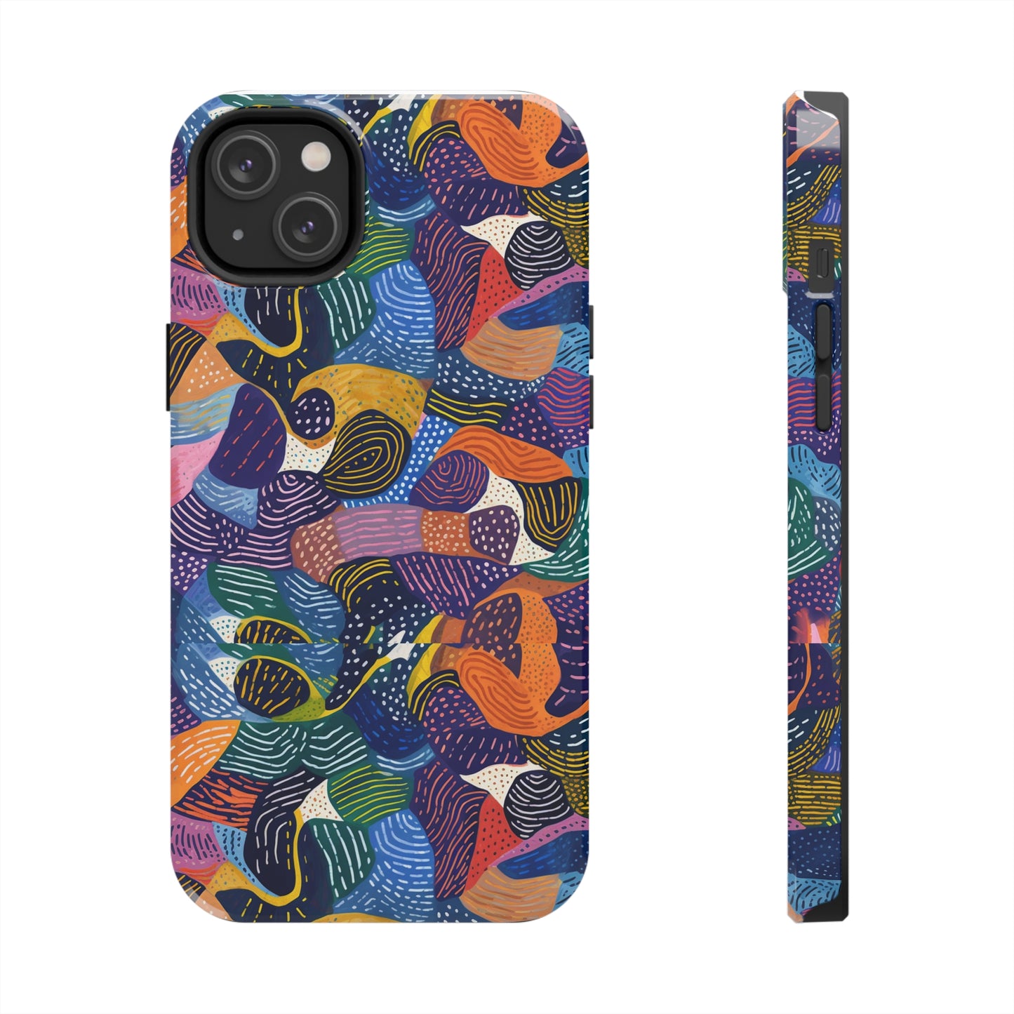 Stylish Kiki Collections iPhone Case | African Wax Print | Tough Phone Case | Shock Dispersion | Protective Cover|