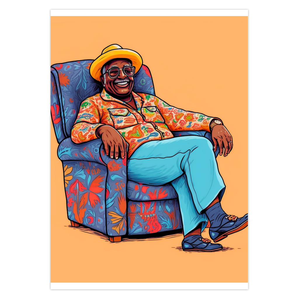 | Black & Bold Collection | James Folded Cards | African American Male |