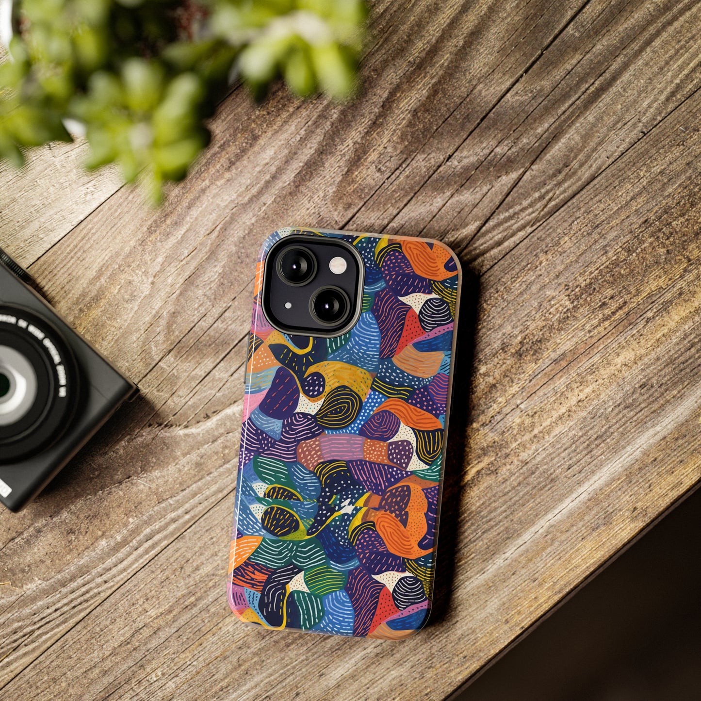 Stylish Kiki Collections iPhone Case | African Wax Print | Tough Phone Case | Shock Dispersion | Protective Cover|