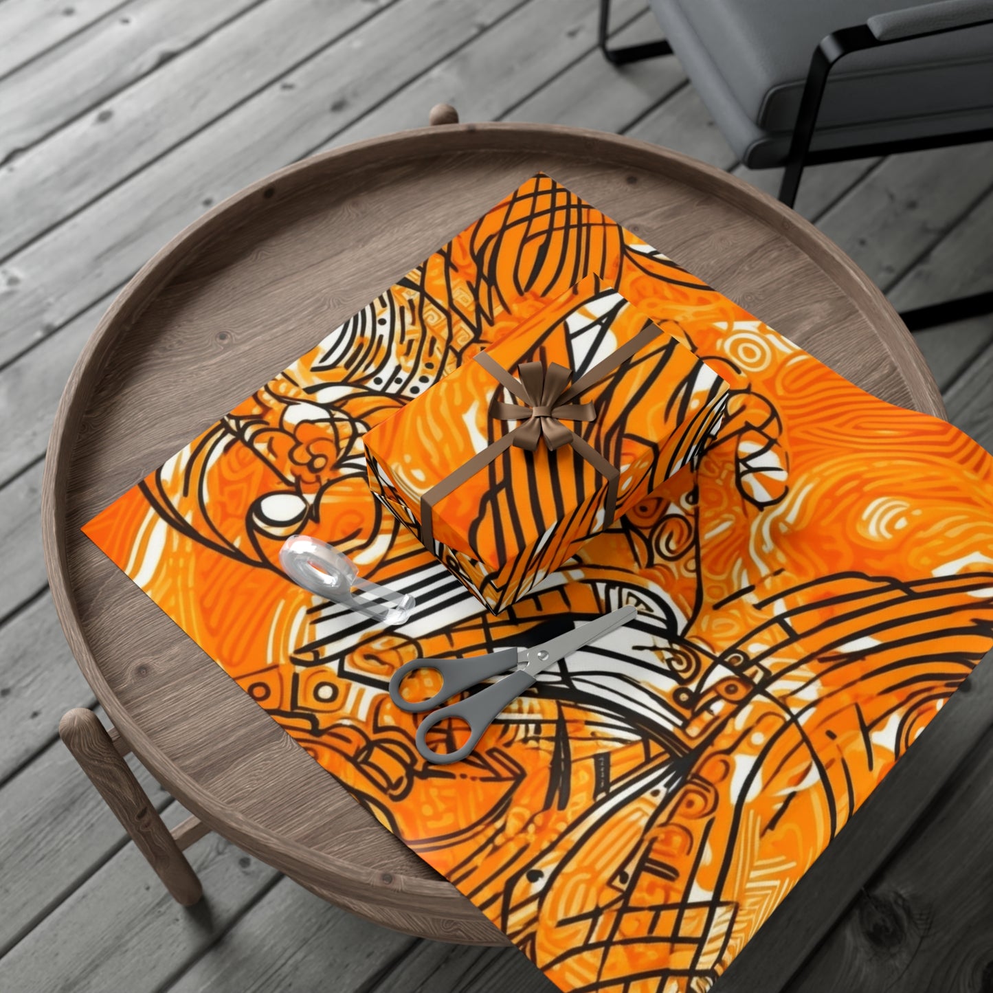 Zambezi Glow | African Wax Print | Gift Wrap Papers