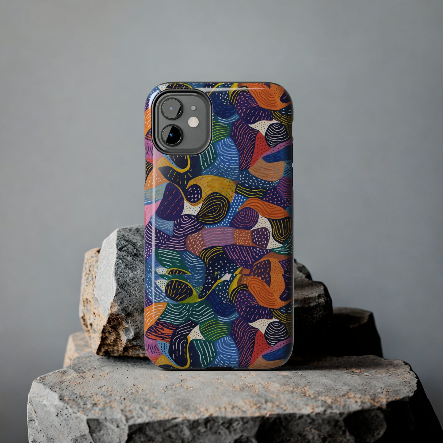Stylish Kiki Collections iPhone Case | African Wax Print | Tough Phone Case | Shock Dispersion | Protective Cover|