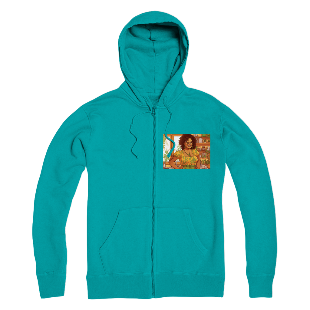 | Lexie Melanin Magic Premium Adult Zip Hoodie