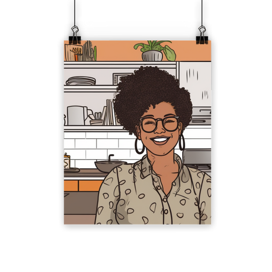 | Everyday Black Girl Magic Collection | Stella Melanin Magic| Classic Poster
