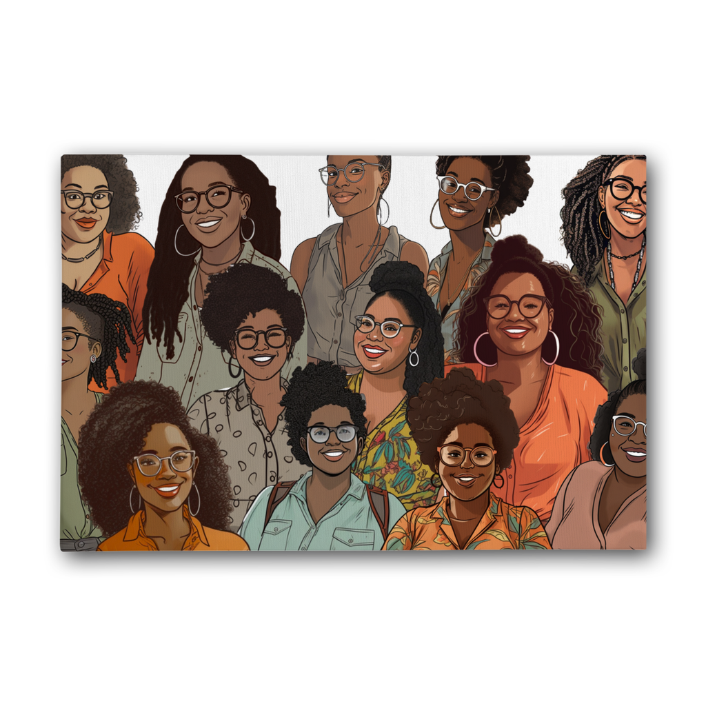 Womens Collective| Everyday magic | Melanin Magic Premium Stretched Canvas