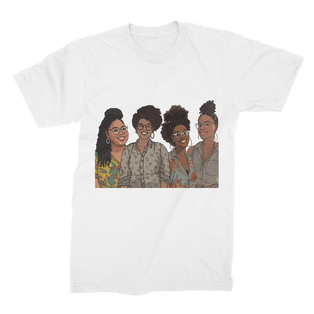 | Women's Collective | Quad Sis| Melanin Magic | Premium Jersey Adult T-Shirt