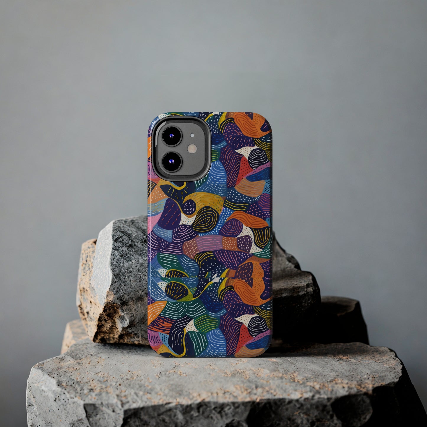 Stylish Kiki Collections iPhone Case | African Wax Print | Tough Phone Case | Shock Dispersion | Protective Cover|