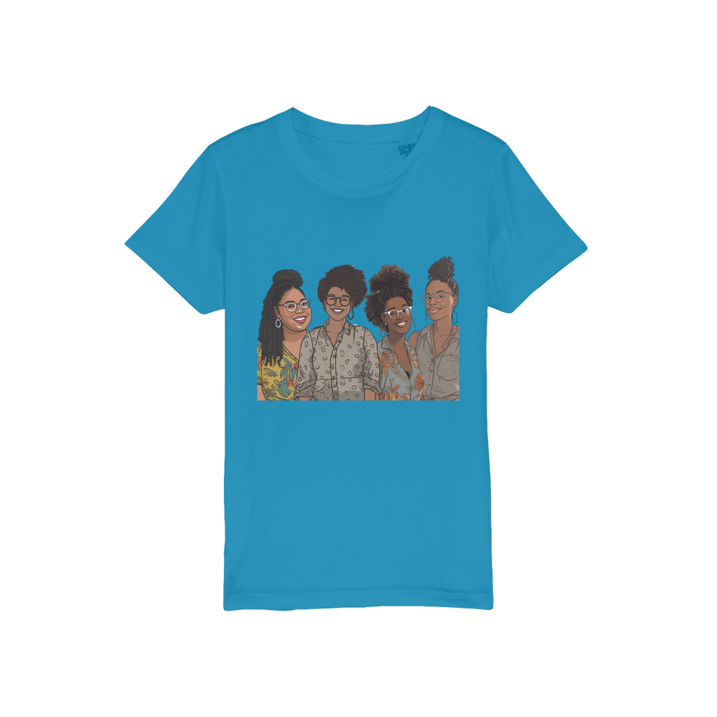 | Women's Collective | Quad Sis| Melanin Magic | Organic Jersey Kids T-Shirt