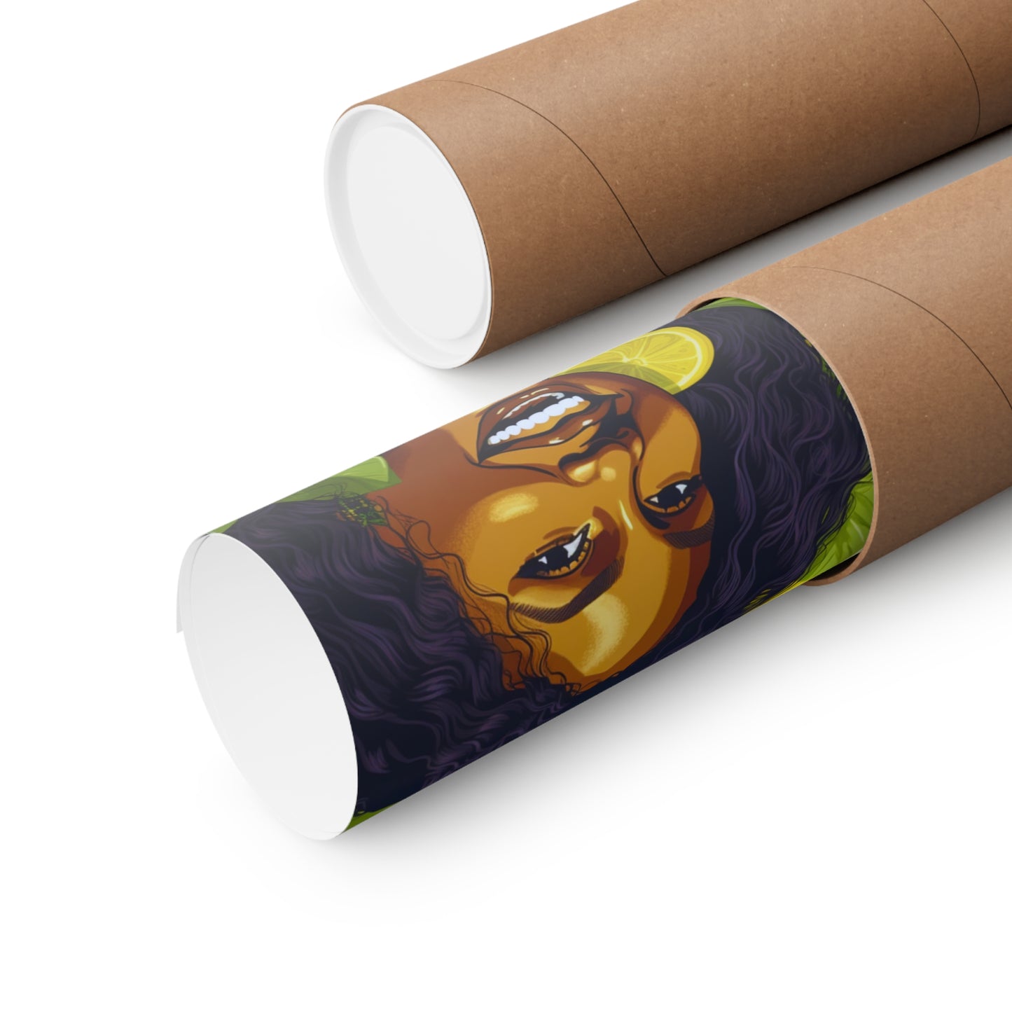 Lemons and Leaves| Premium Matte Vertical Posters