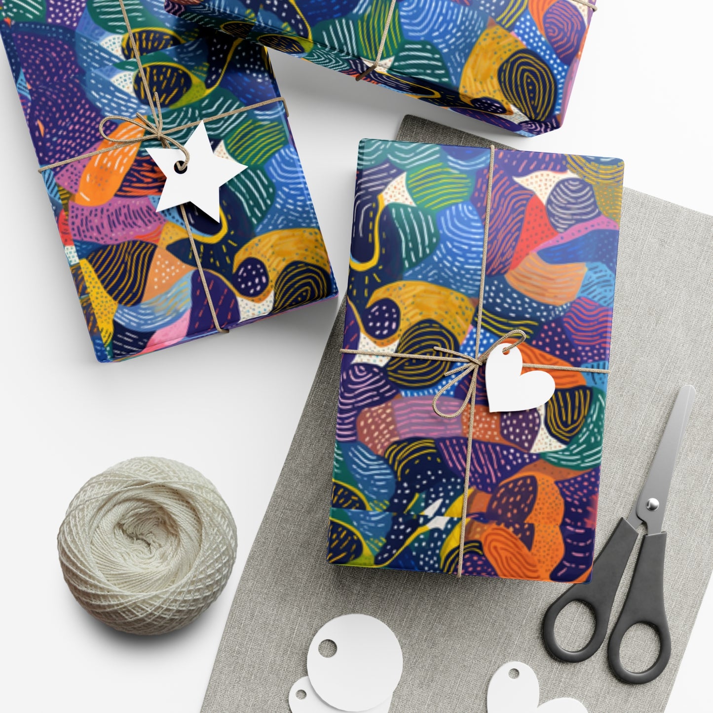 Kiki | Gift Wrap Papers | African Wax Print |