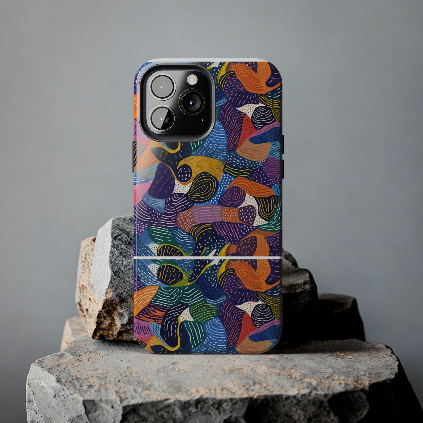 Stylish Kiki Collections iPhone Case | African Wax Print | Tough Phone Case | Shock Dispersion | Protective Cover|