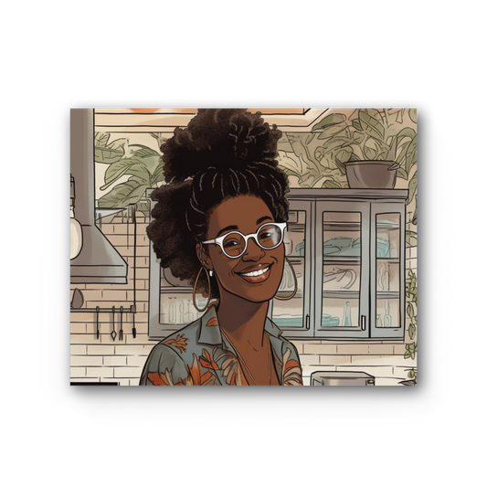 | Shanelle Melanin Magic | Premium Stretched Canvas