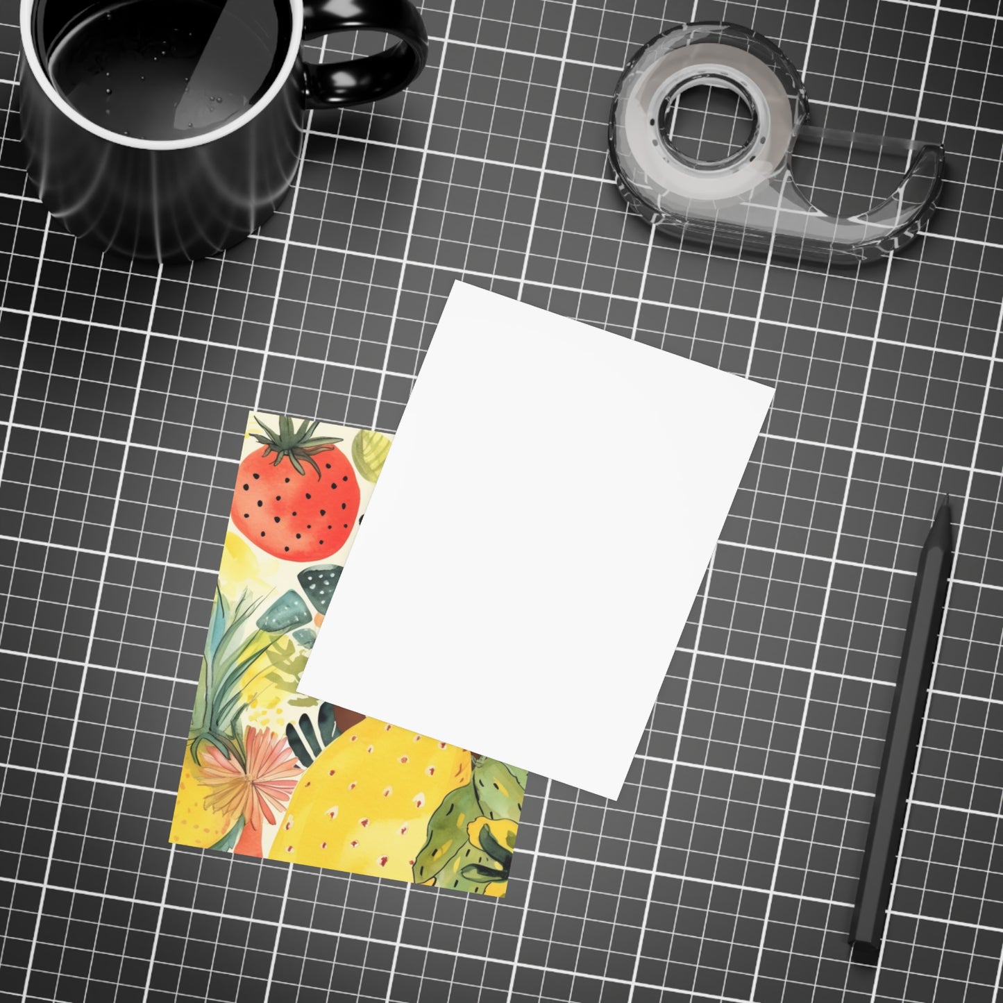 | Black Girl Magic | Chopped Fruit | Watercolor Black Girl | Postcard Bundles (envelopes included) |